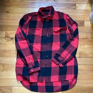 Madewell Button Down | Buffalo Plaid | Size S